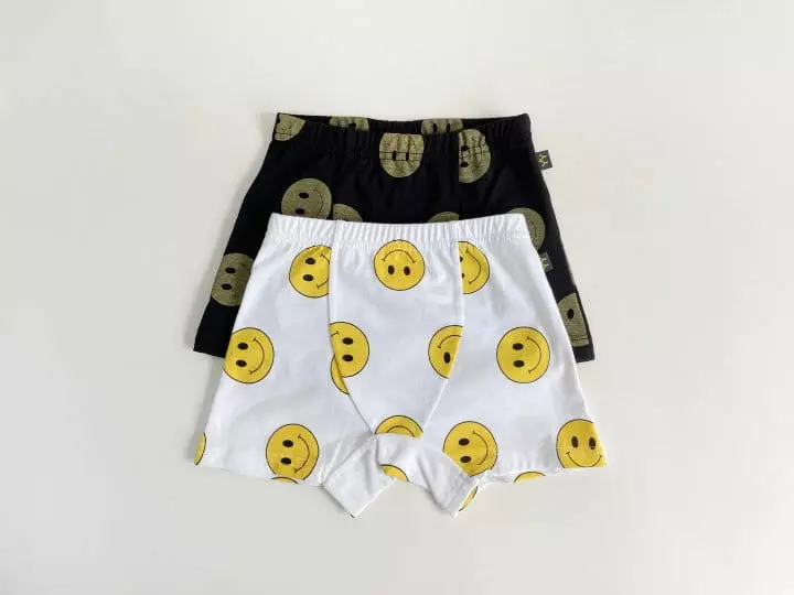Yerooyena - Korean Children Fashion - #magicofchildhood - Smile Draws Squre Underpants - 4
