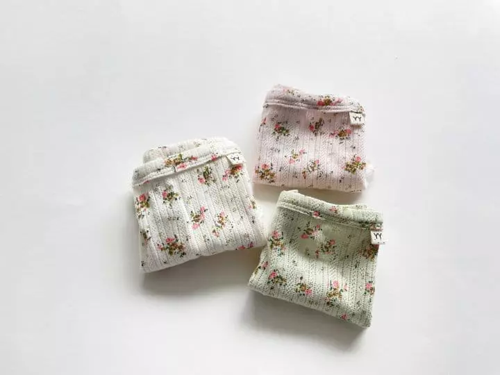 Yerooyena - Korean Children Fashion - #minifashionista - Gold Flower Girl Underpants - 8