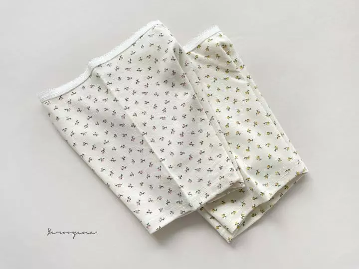 Yerooyena - Korean Children Fashion - #minifashionista - Flower Leggings - 4