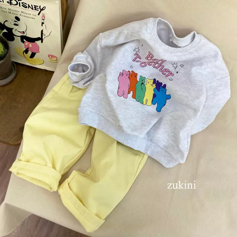 Zukini - Korean Children Fashion - #Kfashion4kids - Togethger Bear Sweatshirt - 9