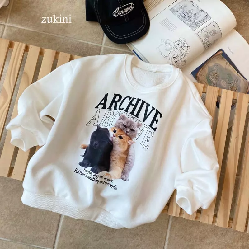 Zukini - Korean Children Fashion - #Kfashion4kids - Triple Cat Sweatshirt - 8