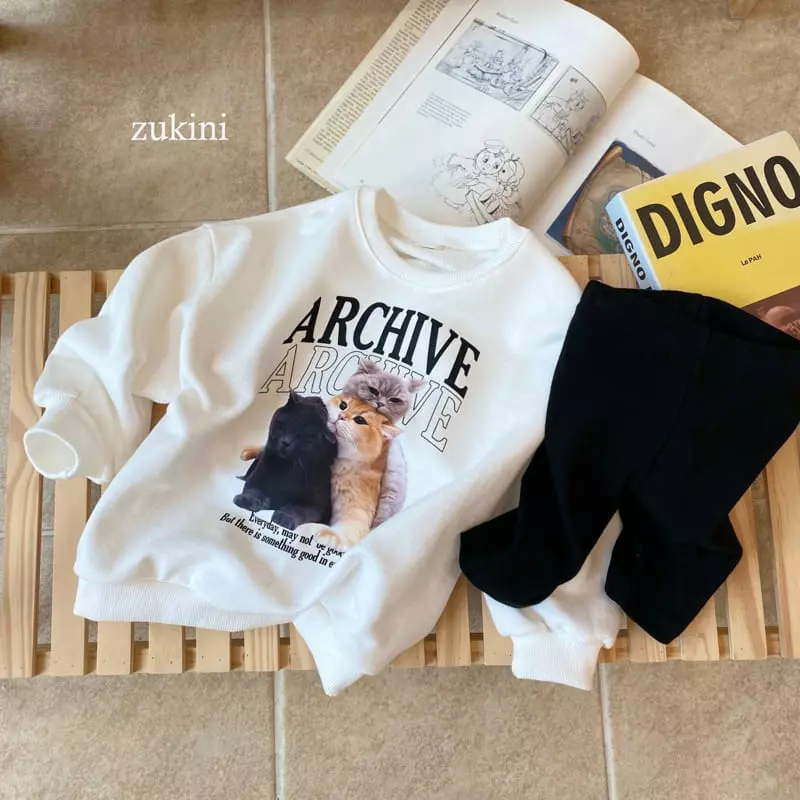 Zukini - Korean Children Fashion - #magicofchildhood - Triple Cat Sweatshirt - 10