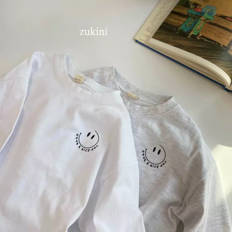 Zukini - Korean Children Fashion - #magicofchildhood - Happy Smile Tee - 5