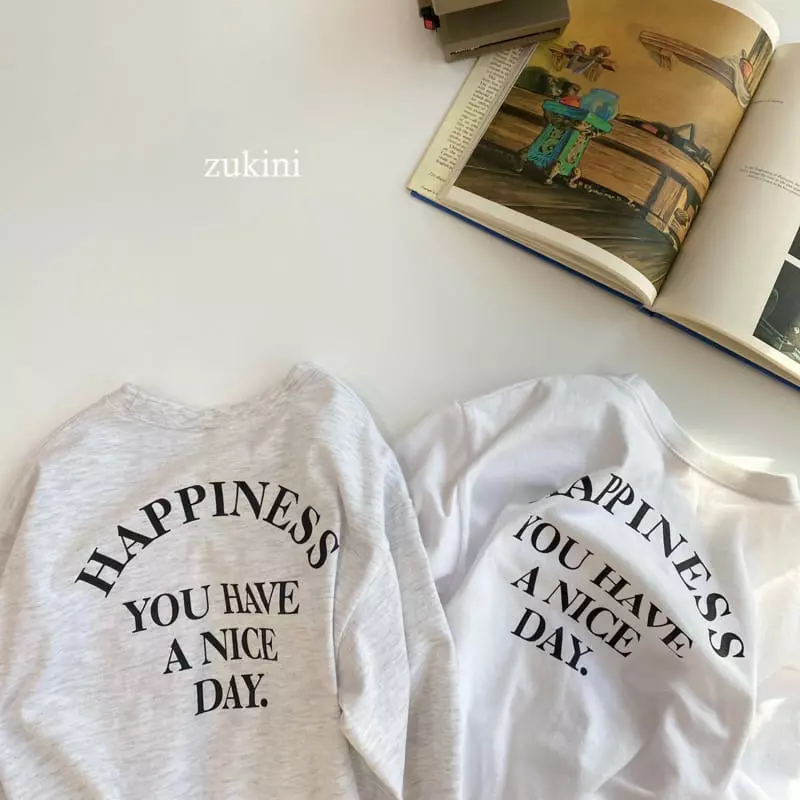 Zukini - Korean Children Fashion - #minifashionista - Happy Smile Tee - 6