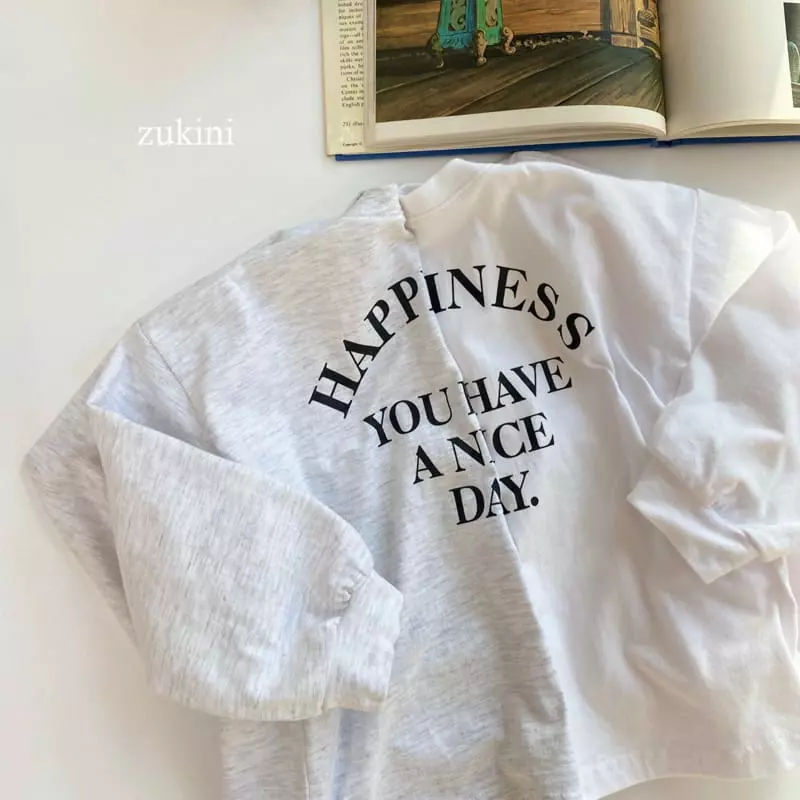 Zukini - Korean Children Fashion - #prettylittlegirls - Happy Smile Tee - 7