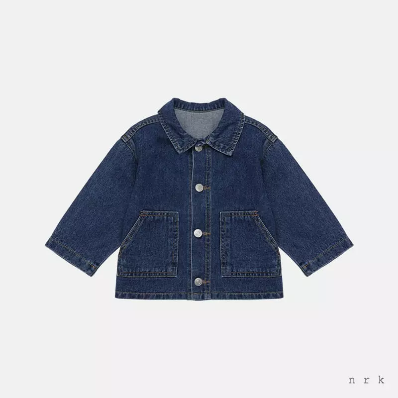 nrk - Korean Children Fashion - #Kfashion4kids - Pocket Denim Jacket - 5