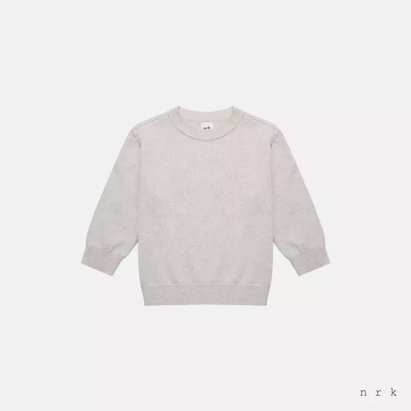 nrk - Korean Children Fashion - #kidzfashiontrend - Round Knit Tee - 4
