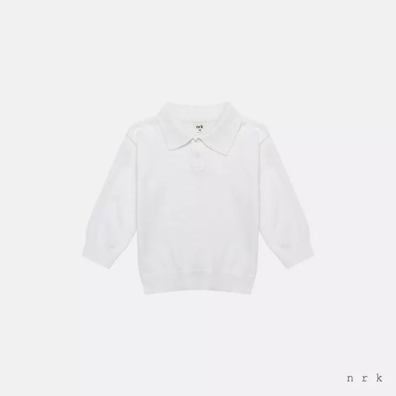 nrk - Korean Children Fashion - #Kfashion4kids - Collar Knit Tee - 3