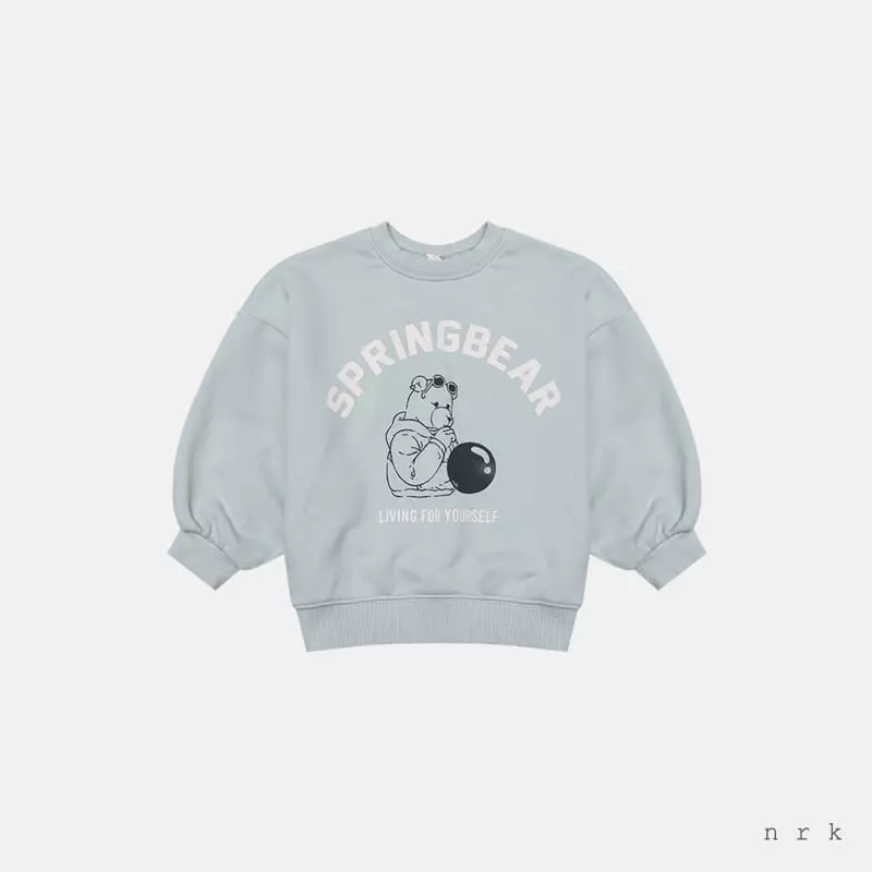 nrk - Korean Children Fashion - #childofig - Bear Top Bottom Set - 4