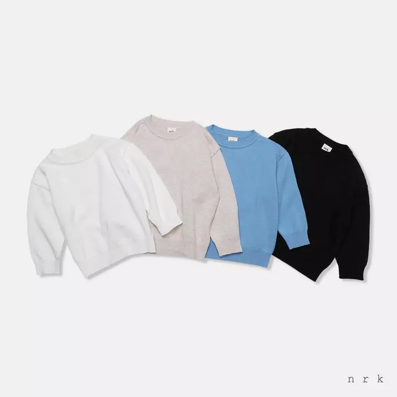 nrk - Korean Children Fashion - #kidsstore - Round Knit Tee - 2