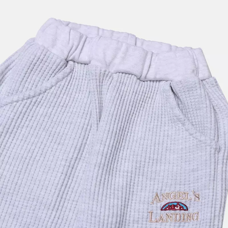 nrk - Korean Children Fashion - #kidzfashiontrend - Waffle Top Bottom Set - 9