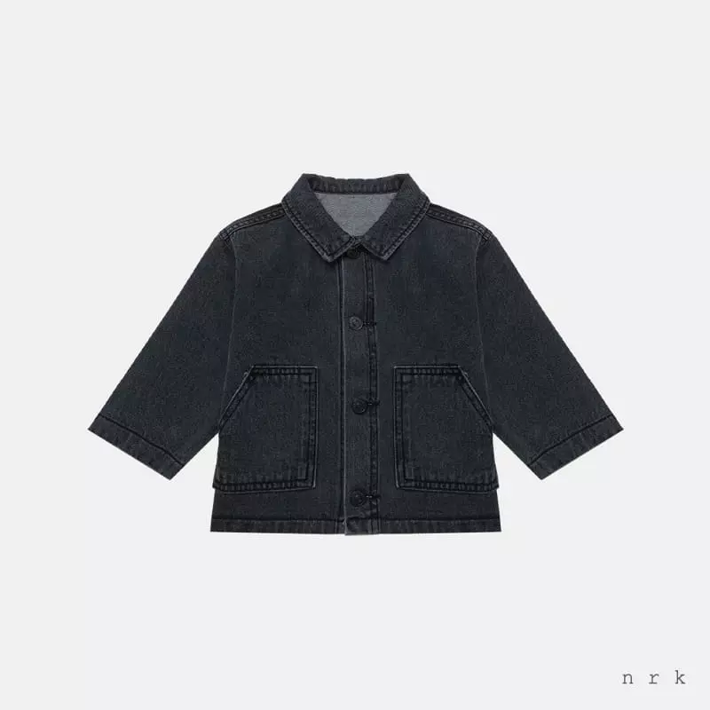 nrk - Korean Children Fashion - #kidsstore - Pocket Denim Jacket - 4