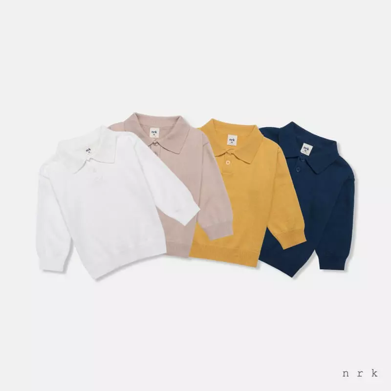 nrk - Korean Children Fashion - #kidzfashiontrend - Collar Knit Tee - 2