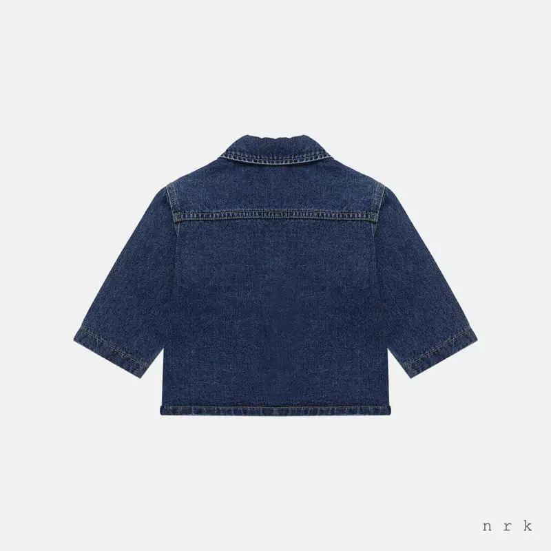 nrk - Korean Children Fashion - #littlefashionista - Pocket Denim Jacket - 6
