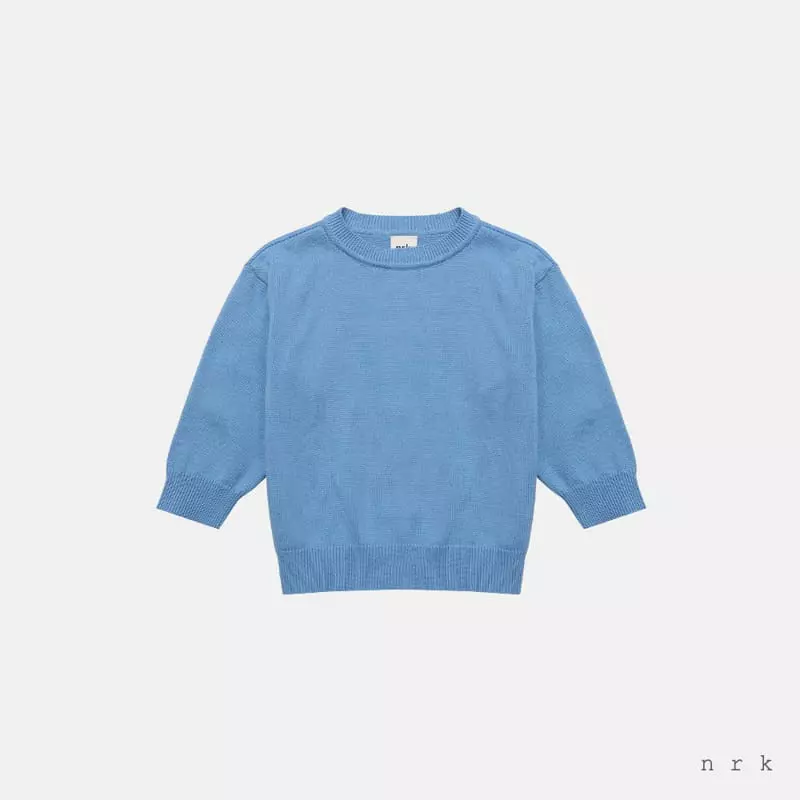 nrk - Korean Children Fashion - #littlefashionista - Round Knit Tee - 5