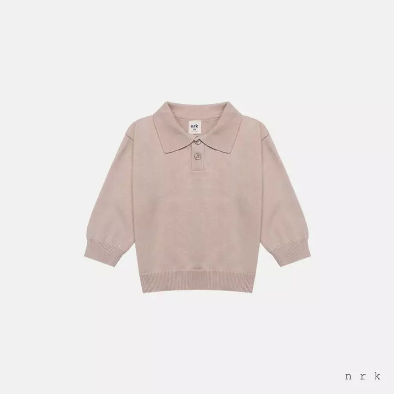 nrk - Korean Children Fashion - #Kfashion4kids - Collar Knit Tee - 4