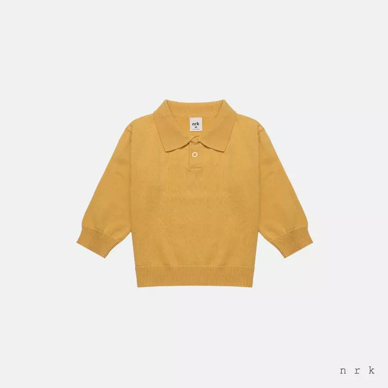 nrk - Korean Children Fashion - #magicofchildhood - Collar Knit Tee - 5