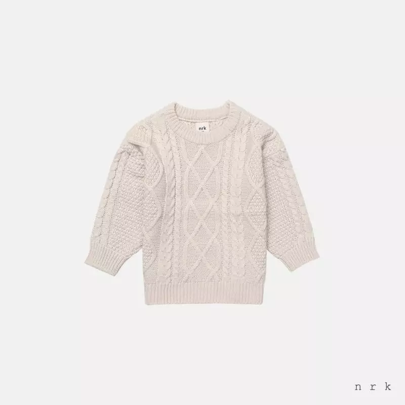 nrk - Korean Children Fashion - #littlefashionista - Fisher Man Knit Tee - 4