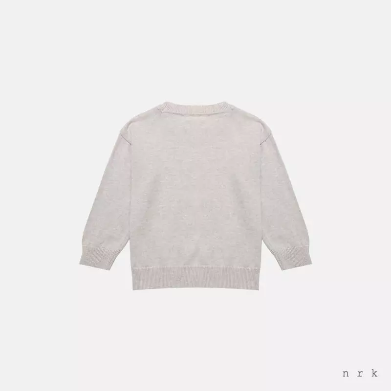 nrk - Korean Children Fashion - #prettylittlegirls - Round Knit Tee - 8