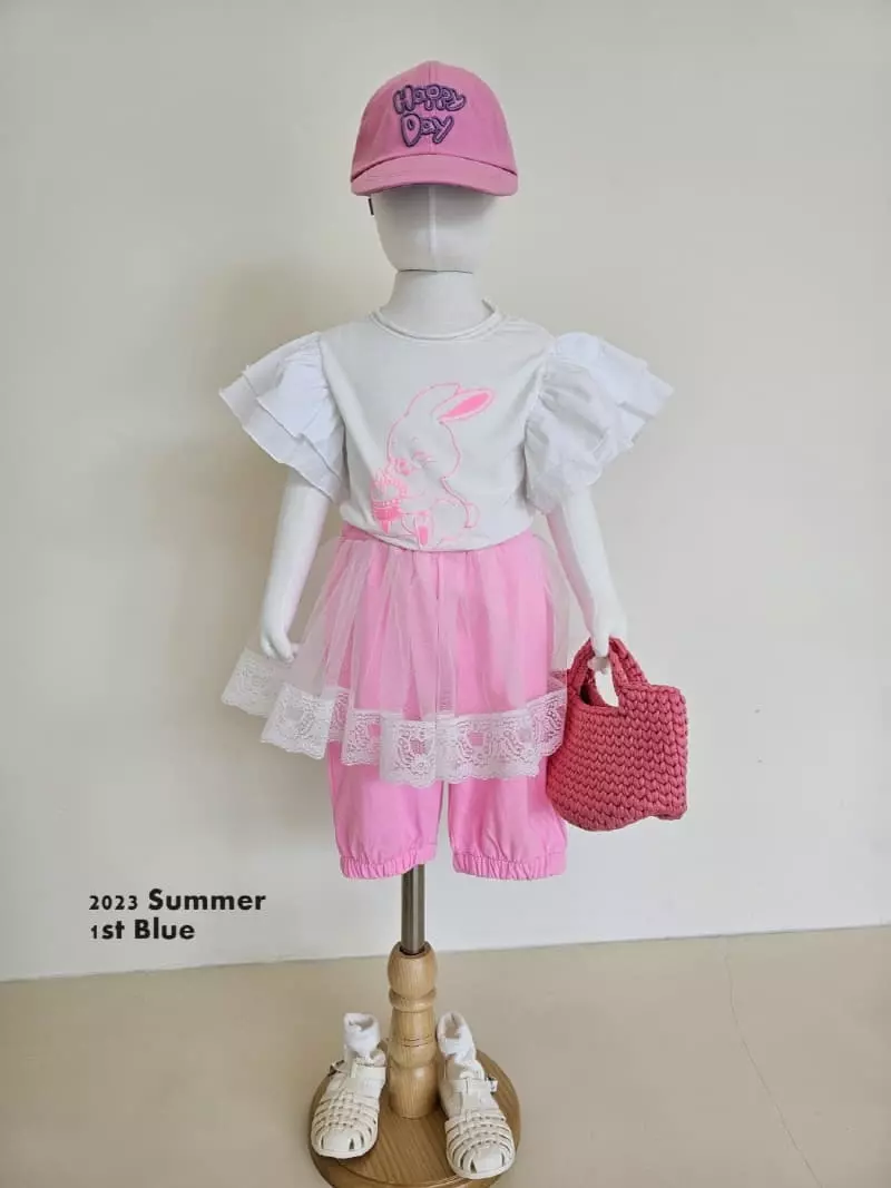 1st Blue - Korean Children Fashion - #Kfashion4kids - Skirt Pants - 5