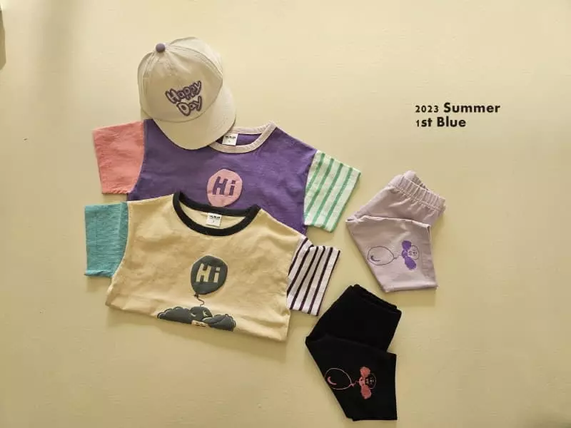 1st Blue - Korean Children Fashion - #Kfashion4kids - Balloon Tee - 3