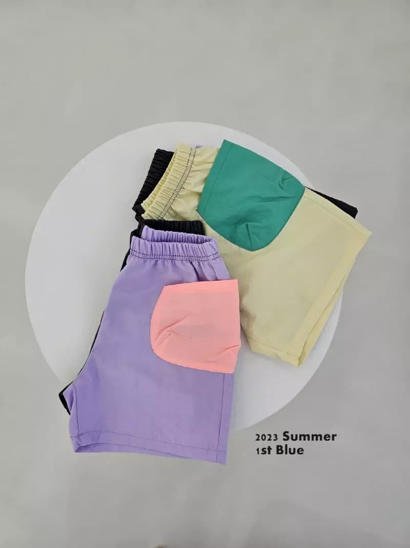 1st Blue - Korean Children Fashion - #Kfashion4kids - Color Pants - 2