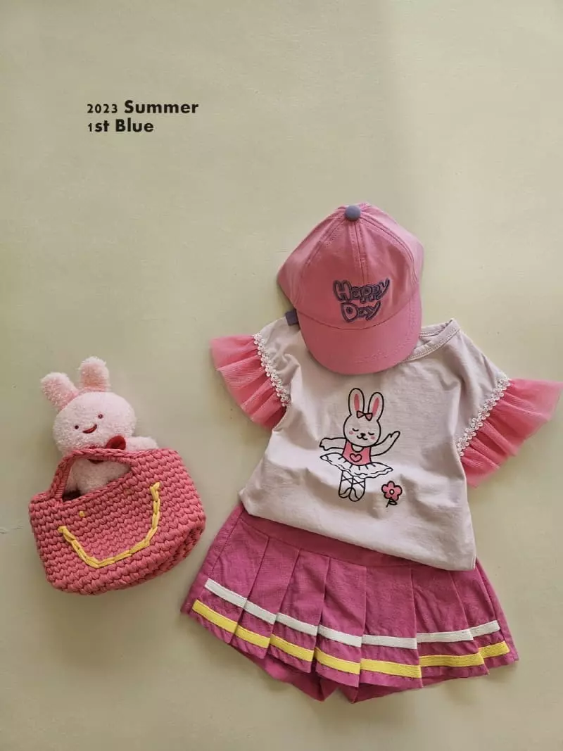 1st Blue - Korean Children Fashion - #childofig - Ballet Tee - 8
