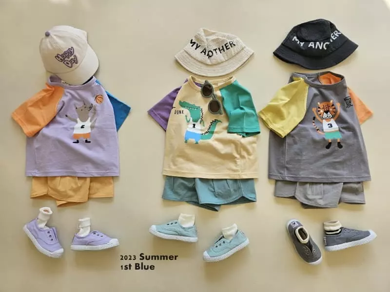 1st Blue - Korean Children Fashion - #childofig - Daily Pants - 12