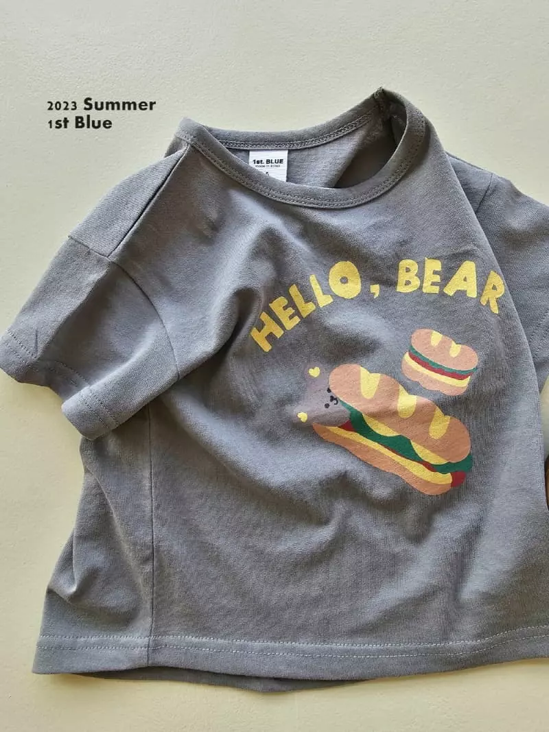 1st Blue - Korean Children Fashion - #childrensboutique - Hello Bay Tee - 3
