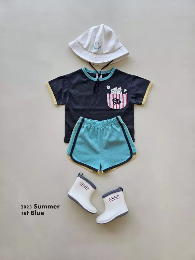 1st Blue - Korean Children Fashion - #childrensboutique - Popcorn Tee - 10