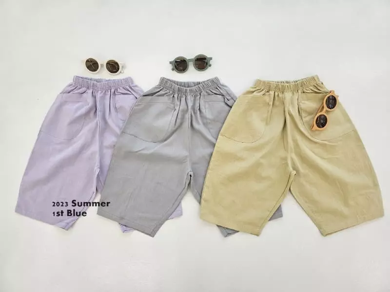 1st Blue - Korean Children Fashion - #childrensboutique - Pocket Pants