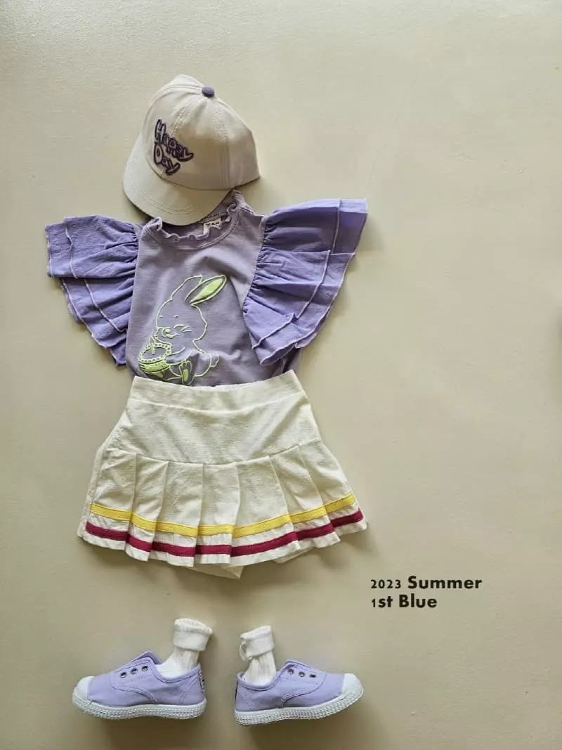 1st Blue - Korean Children Fashion - #designkidswear - Cake Tee - 5