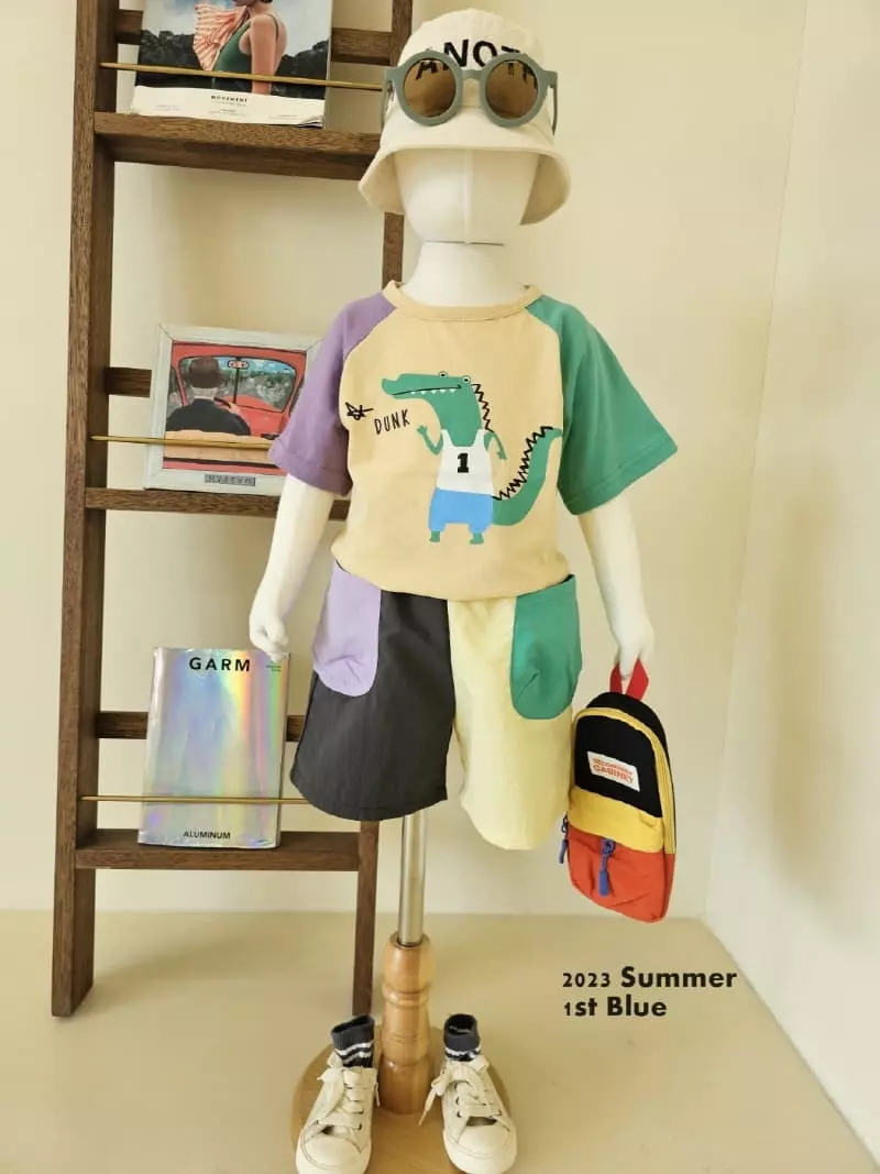 1st Blue - Korean Children Fashion - #designkidswear - Color Pants - 12