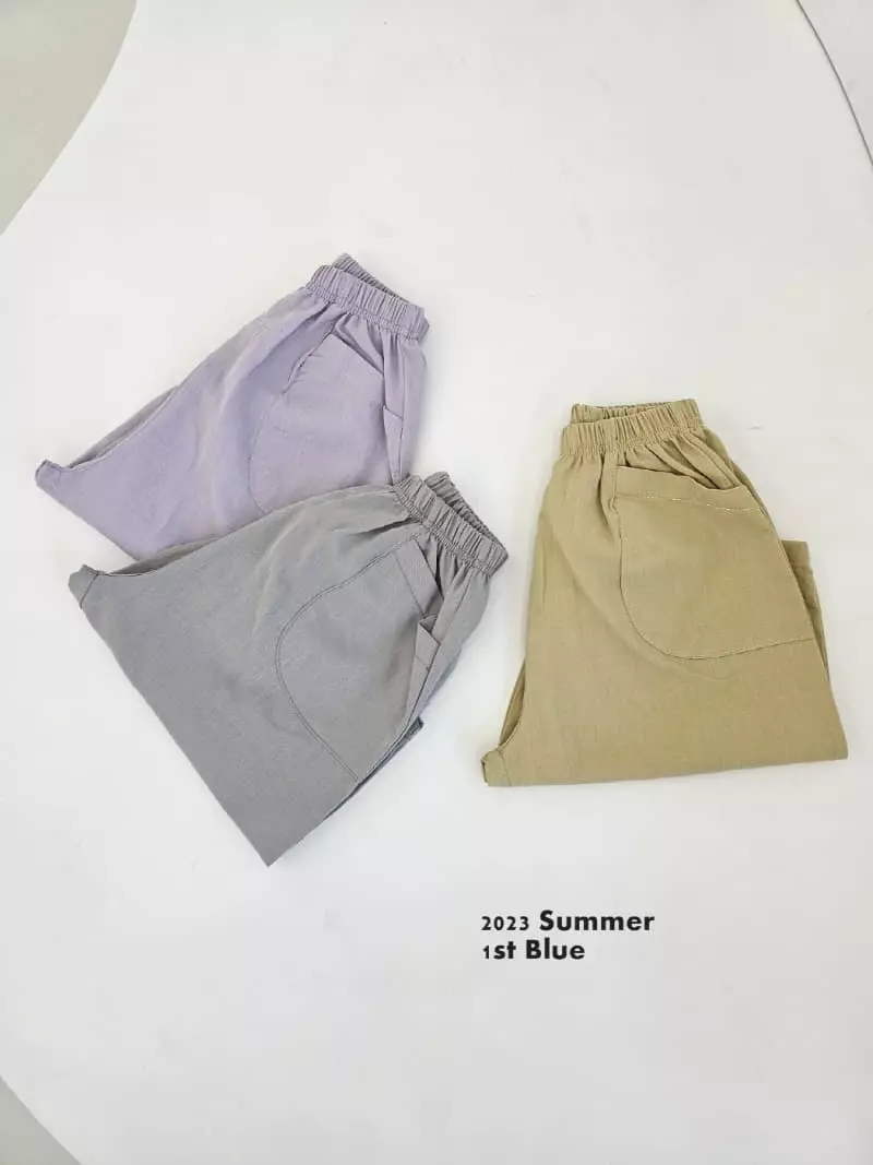 1st Blue - Korean Children Fashion - #discoveringself - Pocket Pants - 4