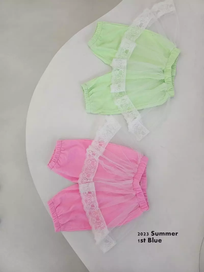 1st Blue - Korean Children Fashion - #kidsshorts - Skirt Pants - 2