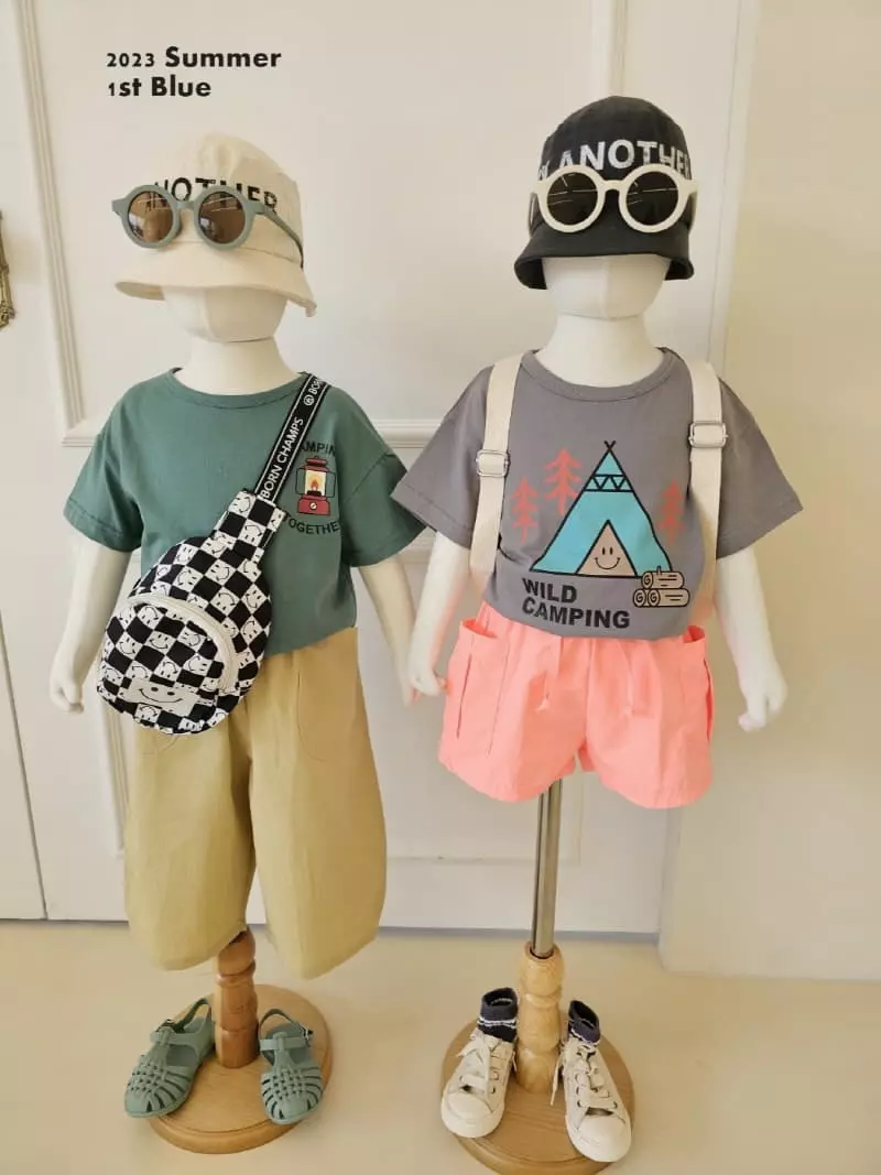 1st Blue - Korean Children Fashion - #kidzfashiontrend - Pocket Pants - 7