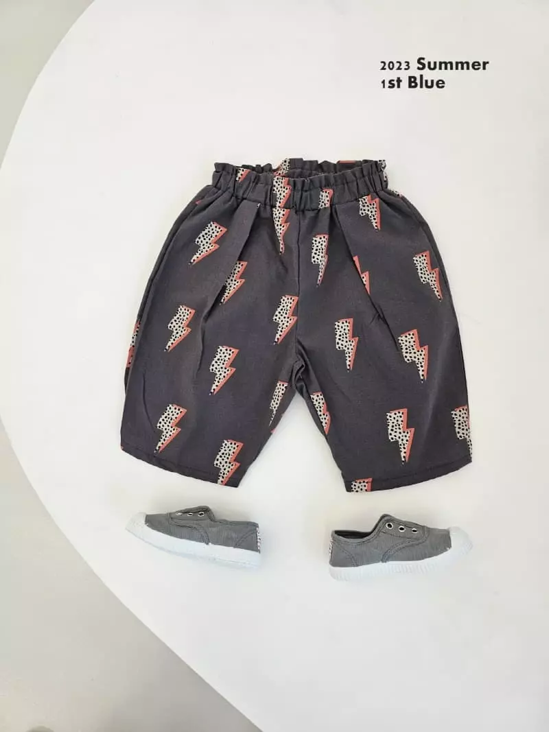 1st Blue - Korean Children Fashion - #littlefashionista - Paint Pants - 6