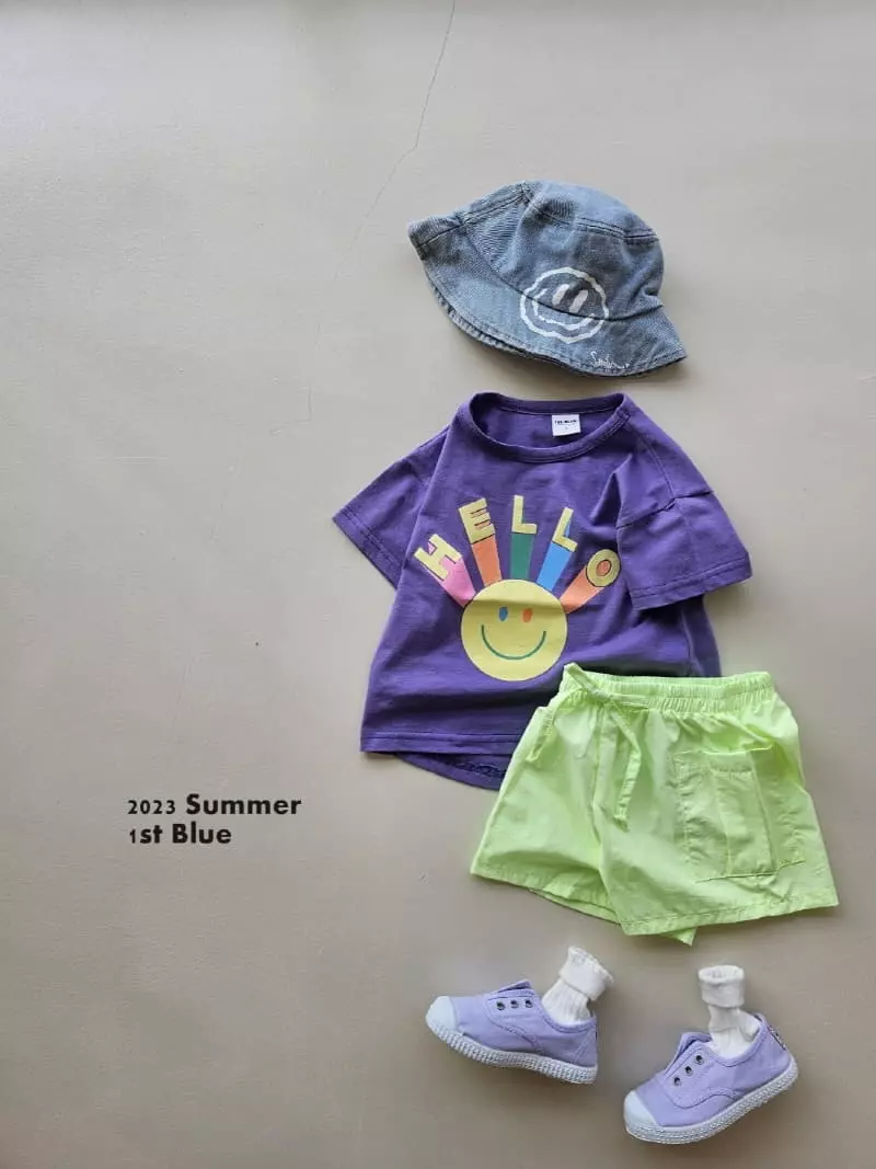 1st Blue - Korean Children Fashion - #magicofchildhood - Cargo Shorts - 8