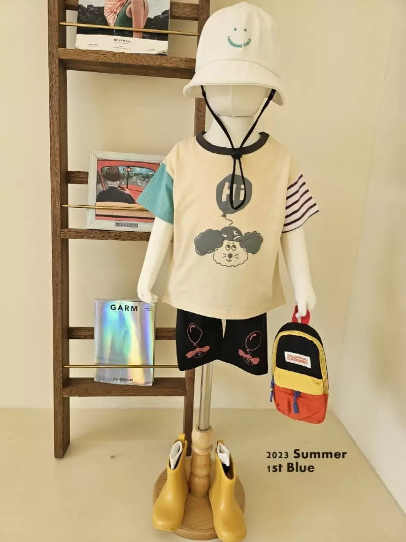 1st Blue - Korean Children Fashion - #magicofchildhood - Balloon Tee - 5