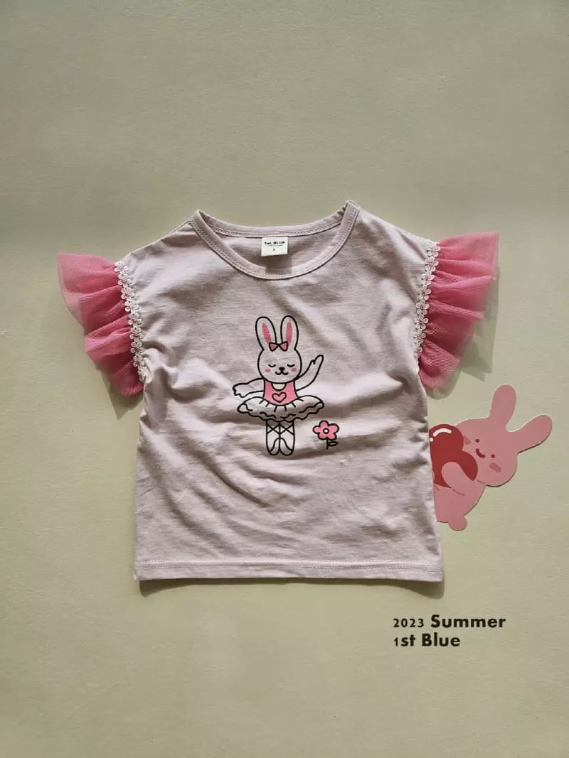 1st Blue - Korean Children Fashion - #minifashionista - Ballet Tee - 3