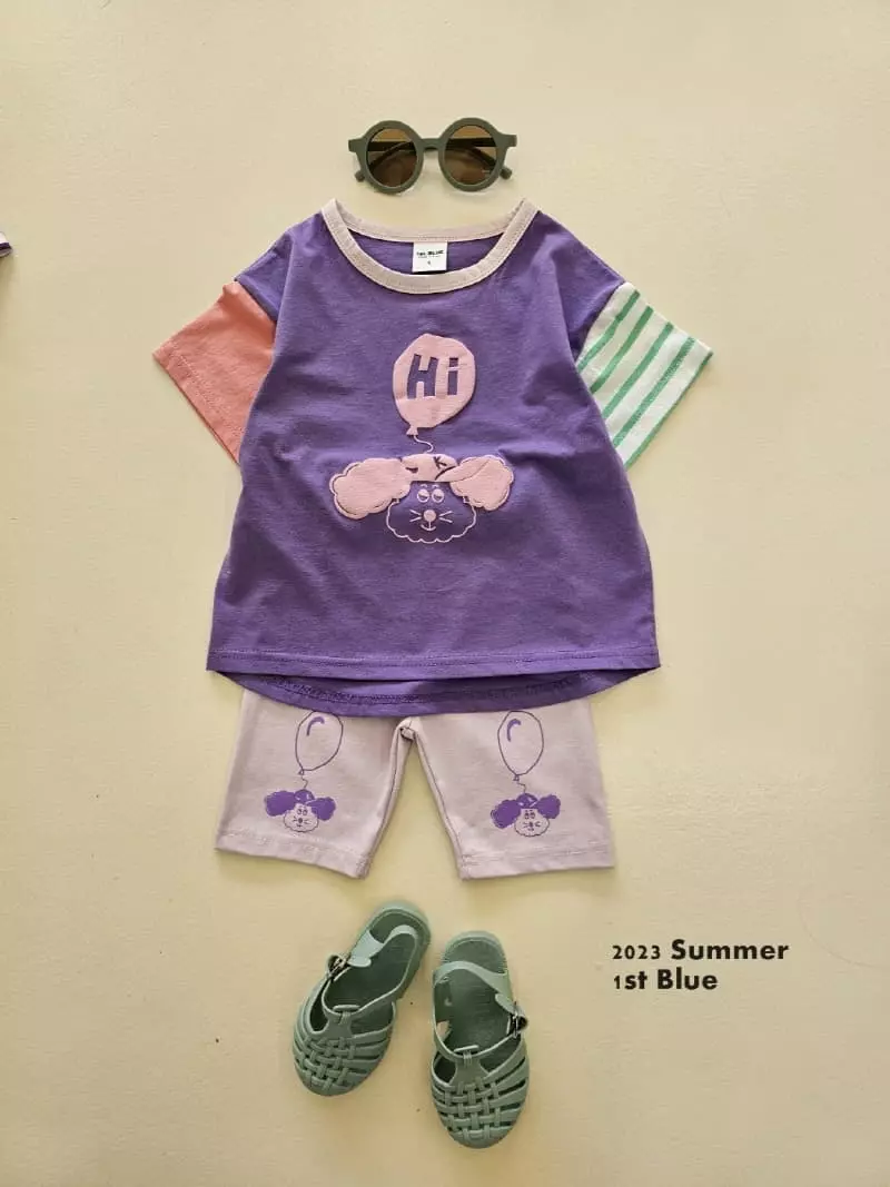1st Blue - Korean Children Fashion - #todddlerfashion - Balloon Tee - 8