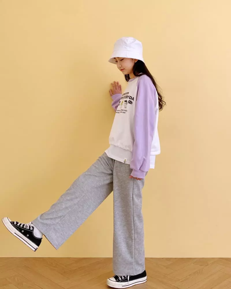 Able - Korean Children Fashion - #childofig - Liblr Lip Wide Pants - 11