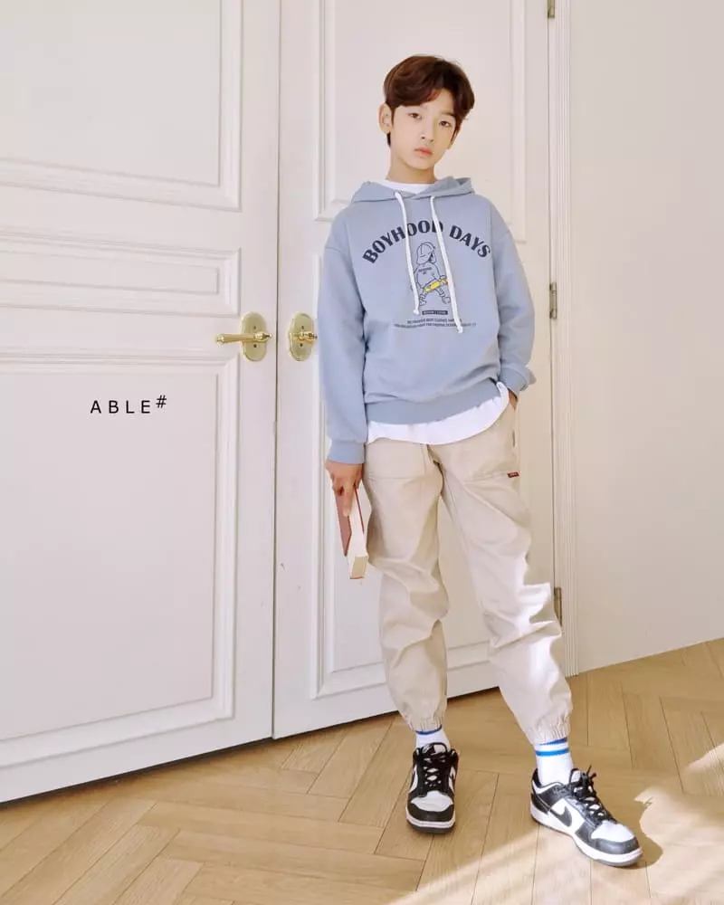Able - Korean Children Fashion - #designkidswear - Boy Hoody Sweatshirt - 8