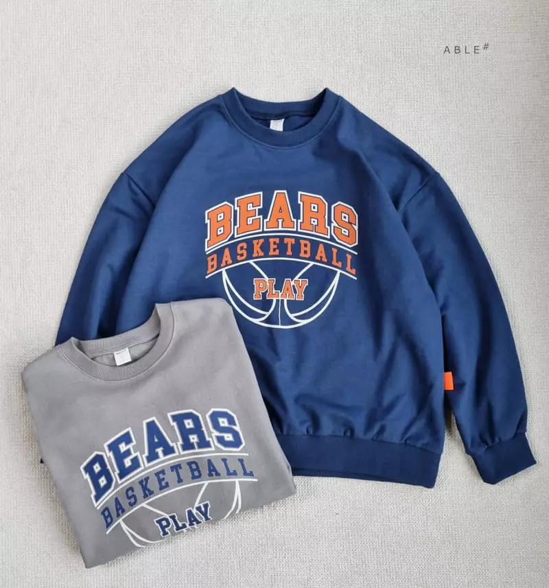 Able - Korean Children Fashion - #designkidswear - Basket Sweatshirt - 3