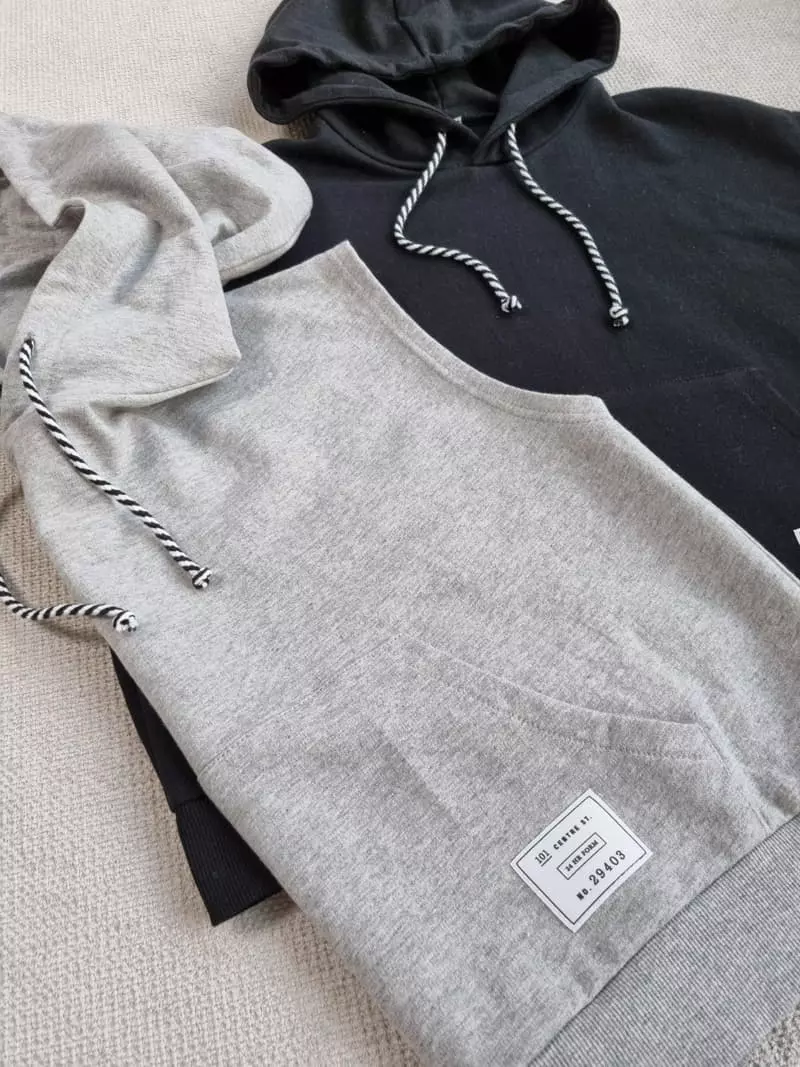 Able - Korean Children Fashion - #kidsstore - Label Crop Hoody Vest - 9