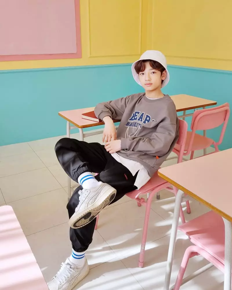 Able - Korean Children Fashion - #kidsstore - Basket Sweatshirt - 7
