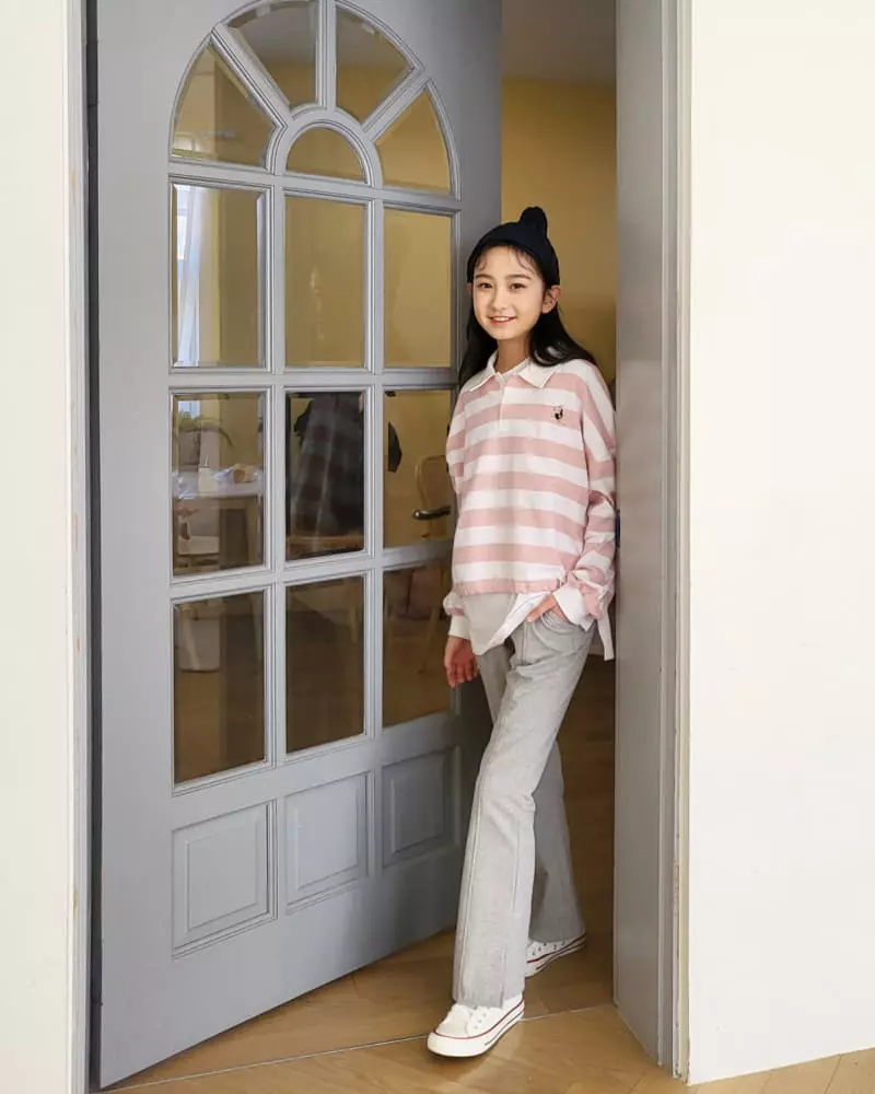 Able - Korean Children Fashion - #kidsstore - Slit Bootscut Pants - 5