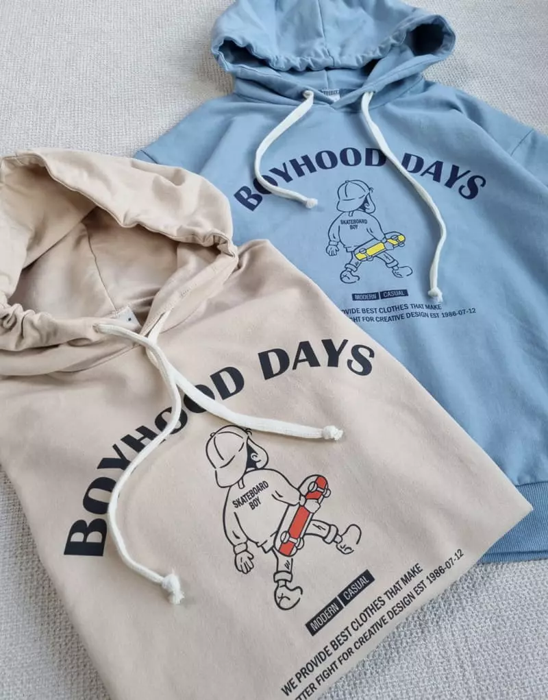 Able - Korean Children Fashion - #minifashionista - Boy Hoody Sweatshirt