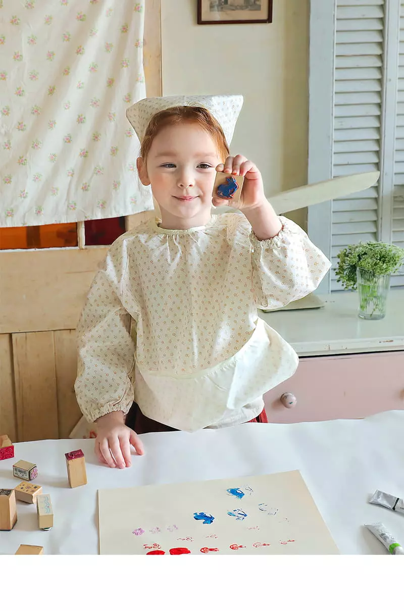 Amber - Korean Children Fashion - #Kfashion4kids - Play Apron Set