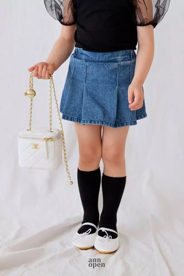 Ann Open - Korean Children Fashion - #childofig - Any Denim Shorts - 12